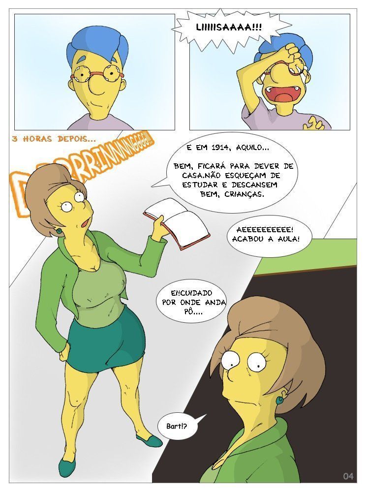 Bart Simpson come a professora