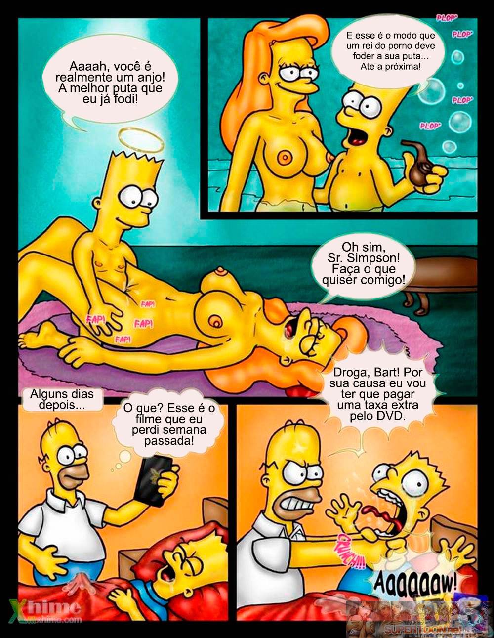 O sexo depravado da família Simpson