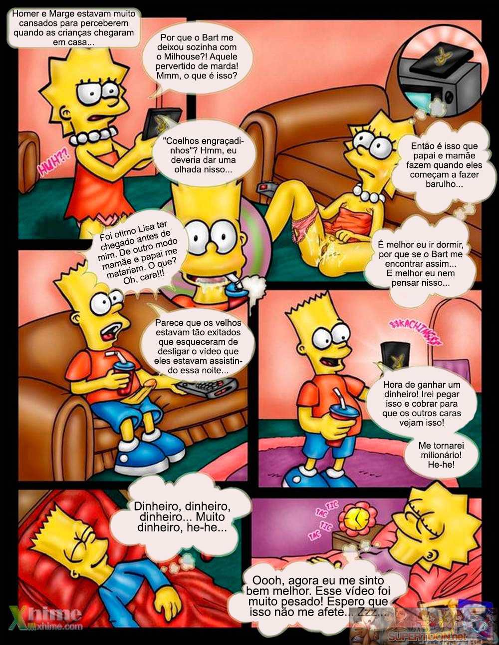 O sexo depravado da família Simpson