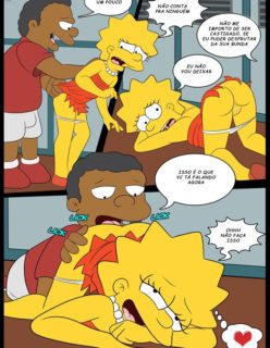 Os Simpsons porno Lisa e marge sendo fodidas por menino - Foto 3