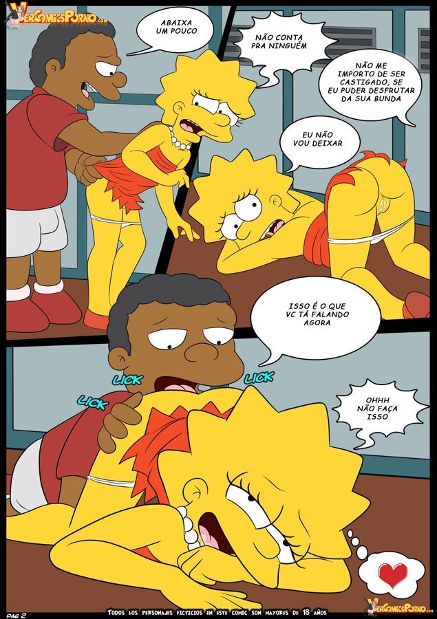 Os Simpsons porno Lisa e marge sendo fodidas por menino - Foto 3