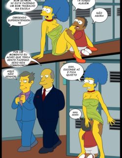 Os Simpsons porno Lisa e marge sendo fodidas por menino - Foto 9