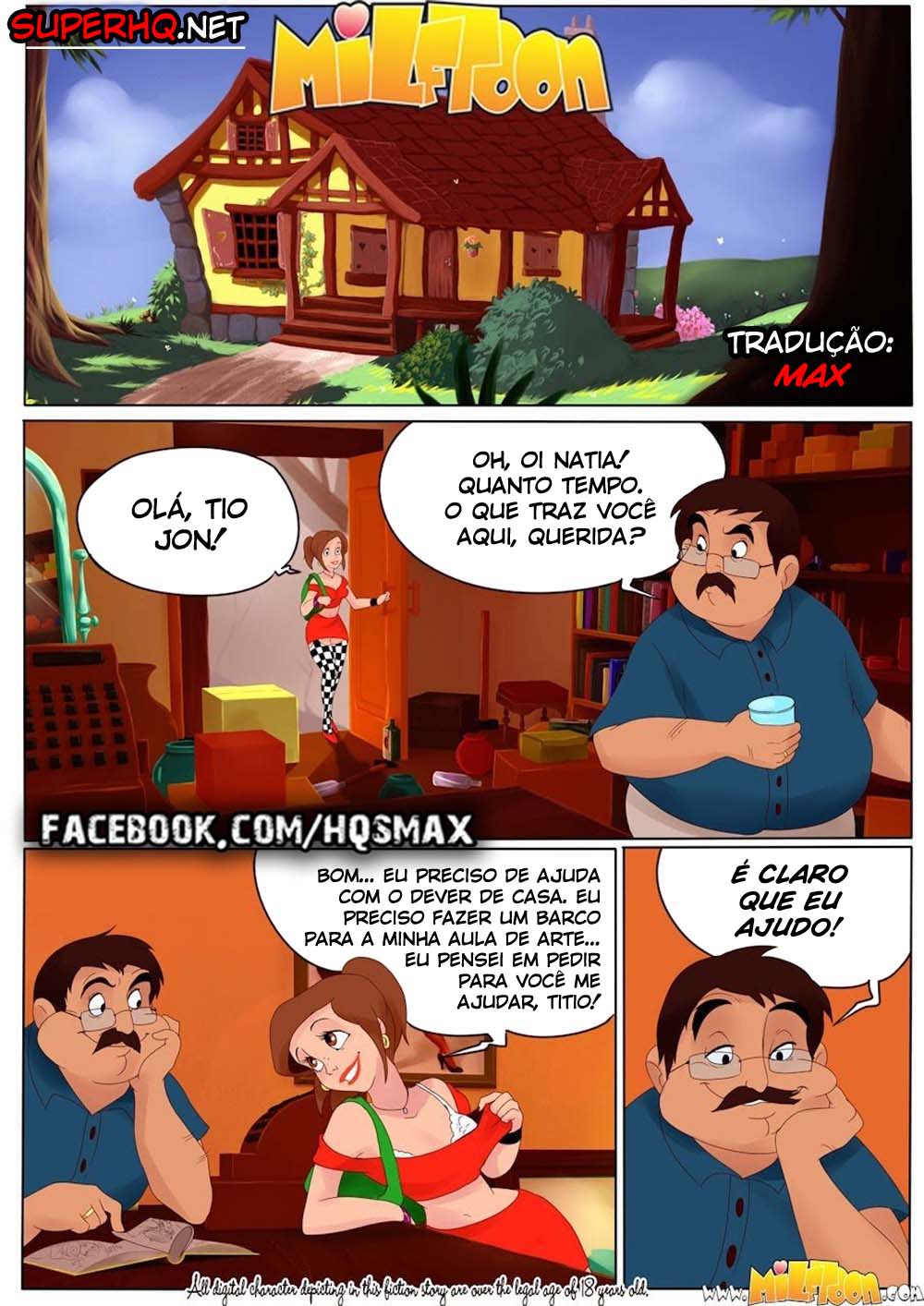 Nympho 2 - Quadrinho Erótico Milftoon