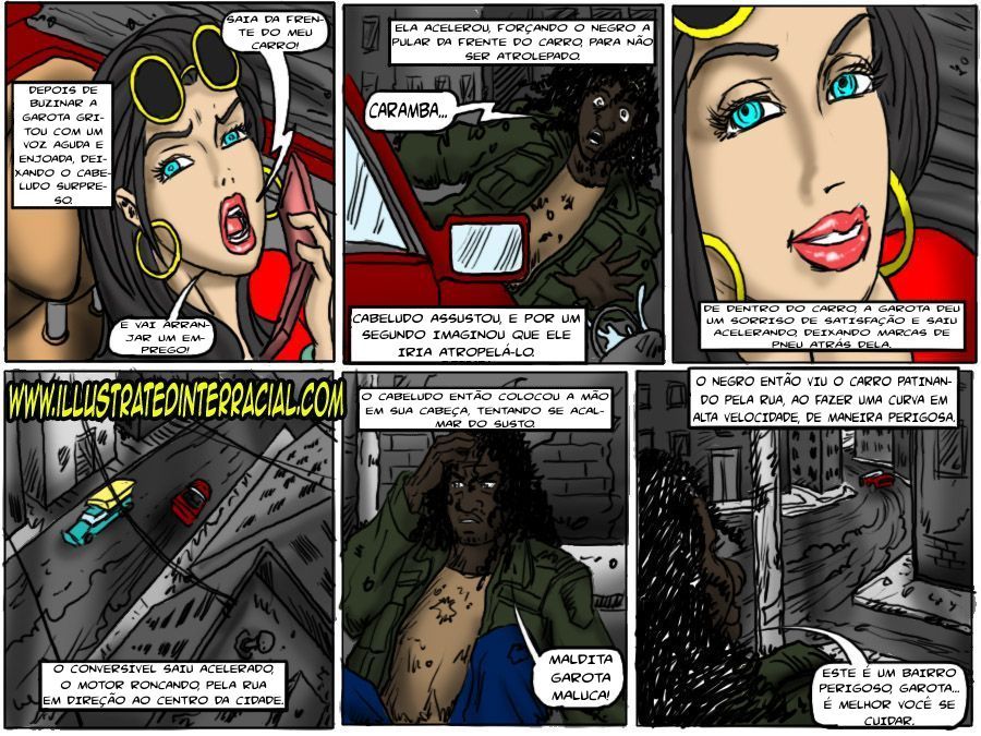 Uma Patricinha no Gueto - Quadrinho Interracial
