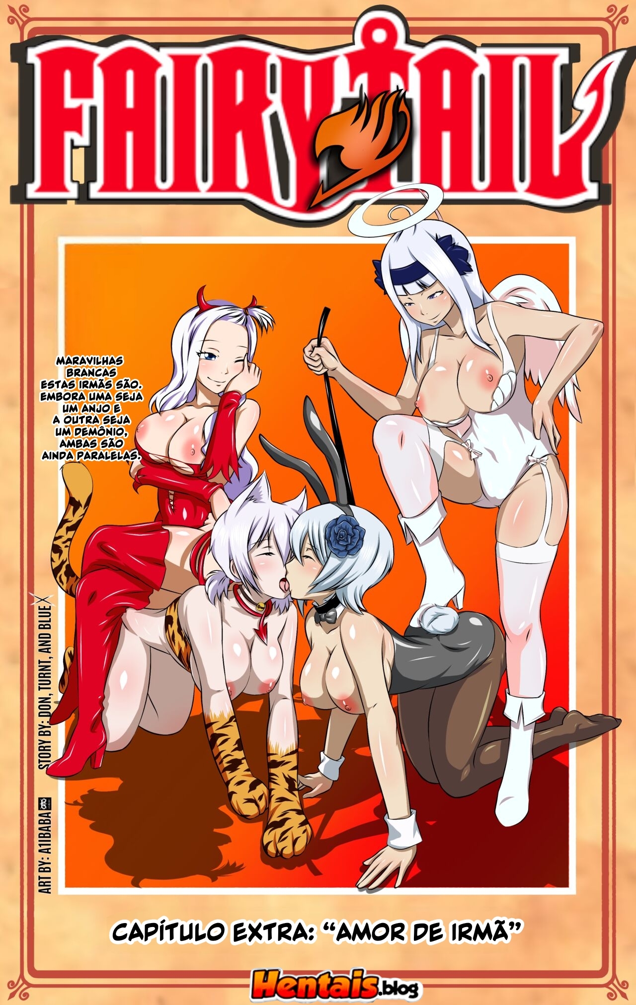 Fairy Tail: Amor de Irmã - HQ Hentai - Foto 1