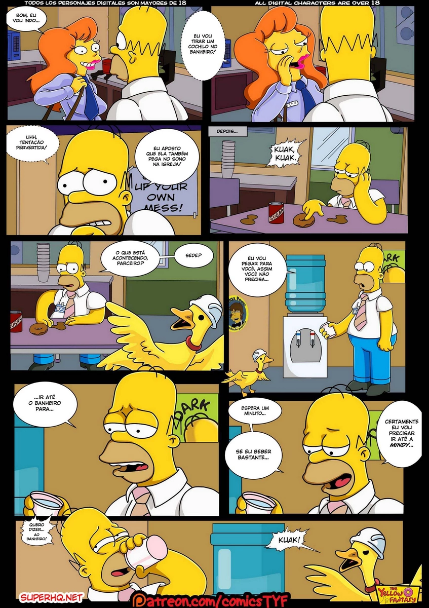 HQ Porno: The Yellow Fantasy - Simpsons - Foto 9