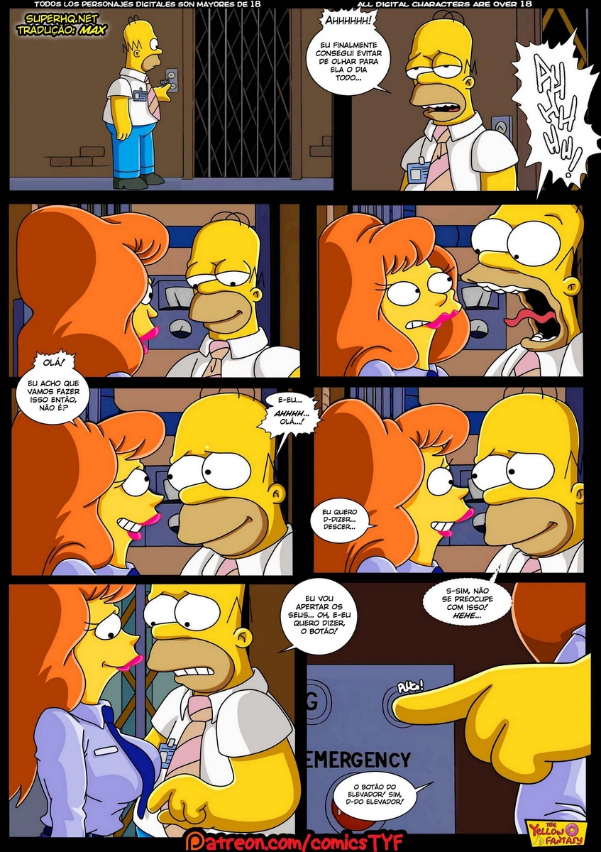 HQ Porno: The Yellow Fantasy - Simpsons - Foto 16