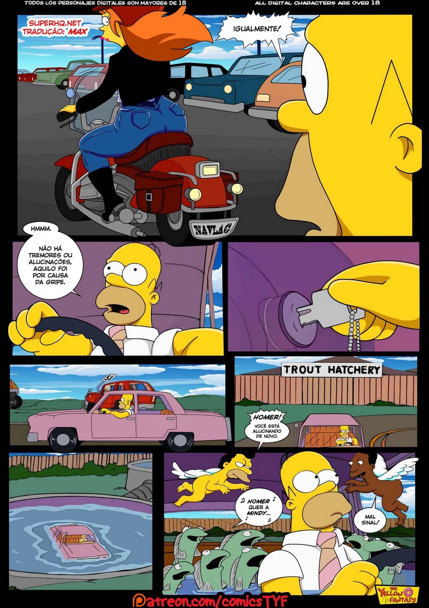 HQ Porno: The Yellow Fantasy - Simpsons - Foto 5