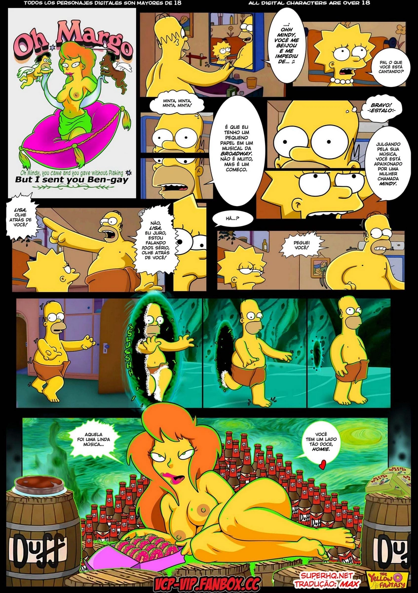 HQ Porno: The Yellow Fantasy - Simpsons - Foto 31