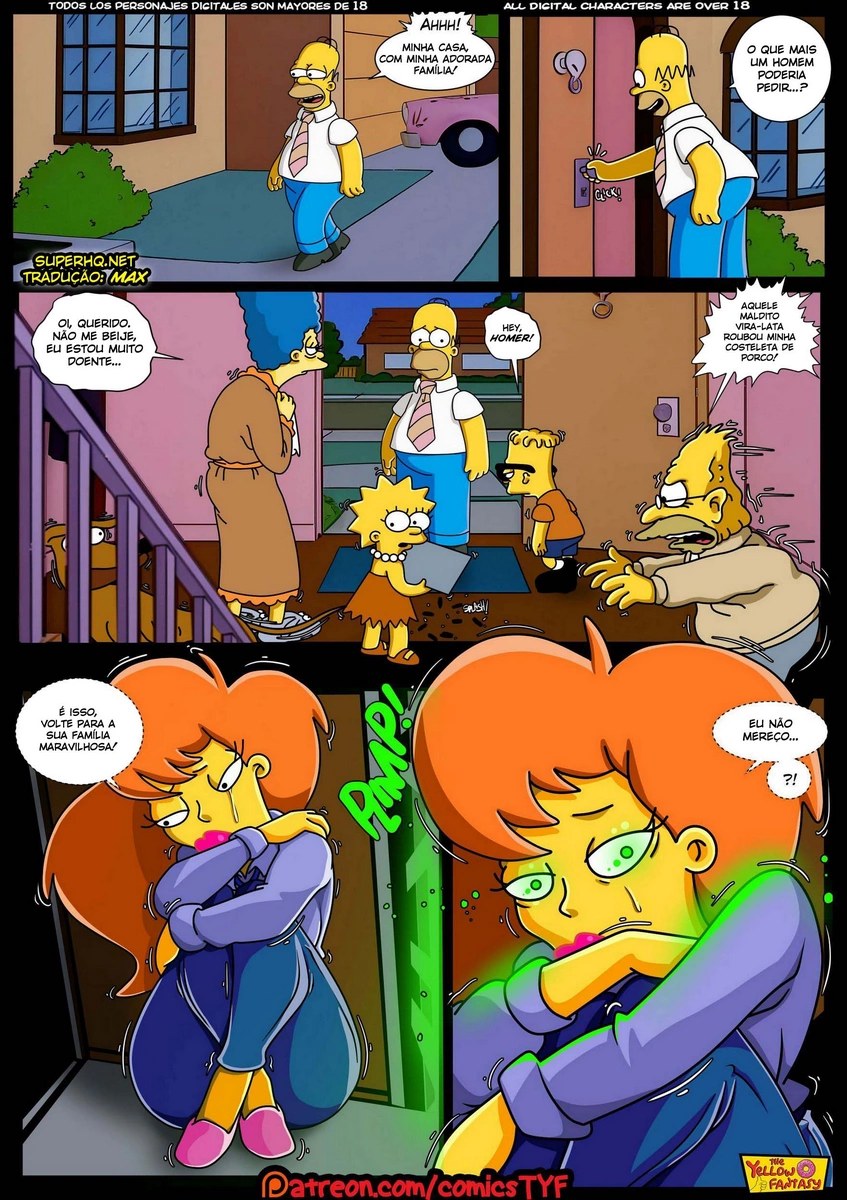 HQ Porno: The Yellow Fantasy - Simpsons - Foto 24