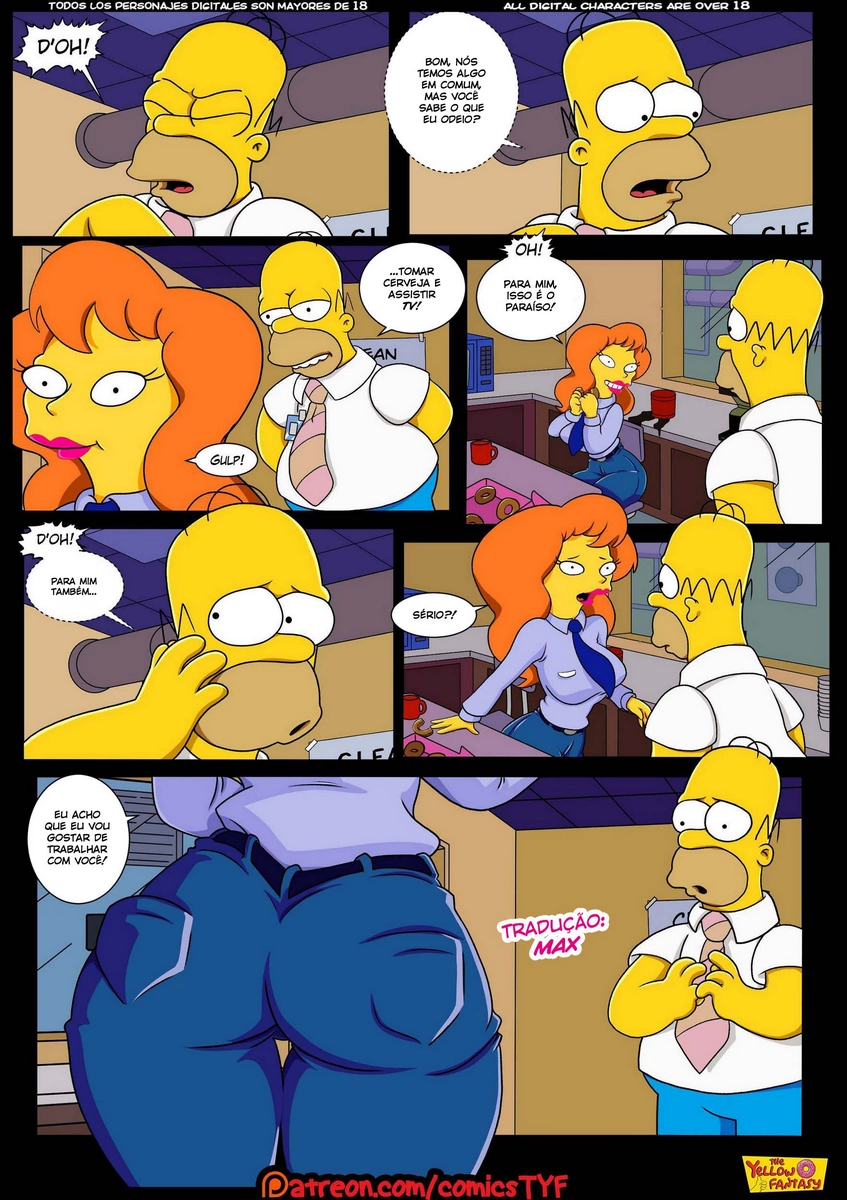 HQ Porno: The Yellow Fantasy - Simpsons - Foto 8