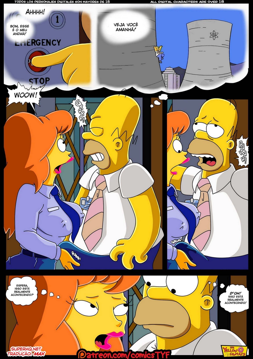 HQ Porno: The Yellow Fantasy - Simpsons - Foto 19