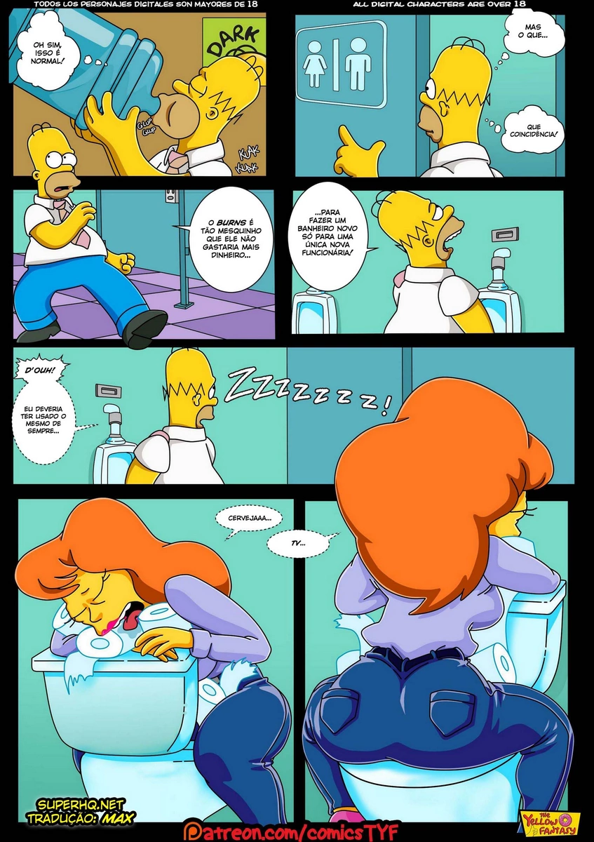 HQ Porno: The Yellow Fantasy - Simpsons - Foto 10