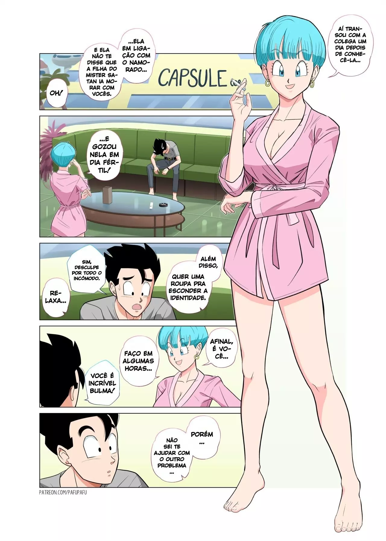 Quadrinhos Porno - Dragon Ball: Bulma ensina Gohan 3 - Foto 5