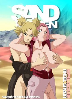 Naruto Pornô: Sakura e Ino em Mulheres de Areia