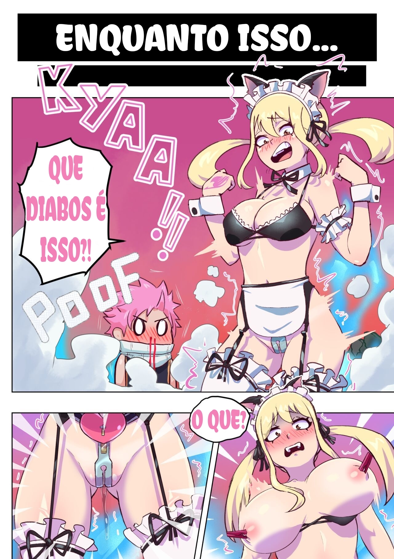 Quadrinho Erótico: Fairy Tail - Lucy x Brandish - Foto 29