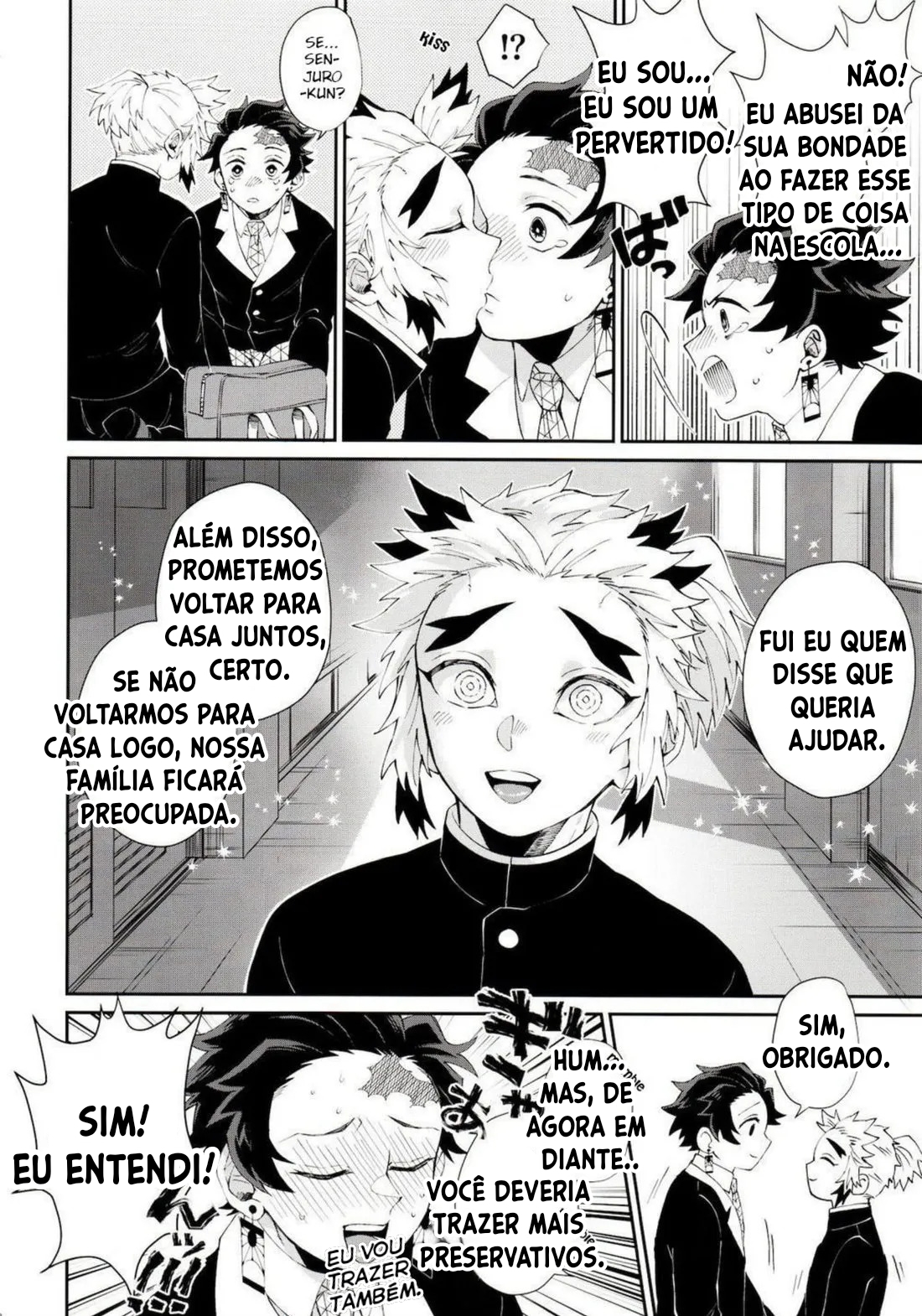 Demon Slayer: Tanjirou Kamado vs Senjuro Rengoku – Noite de sementes, quando a lua aparece é maravilhoso - Foto 46