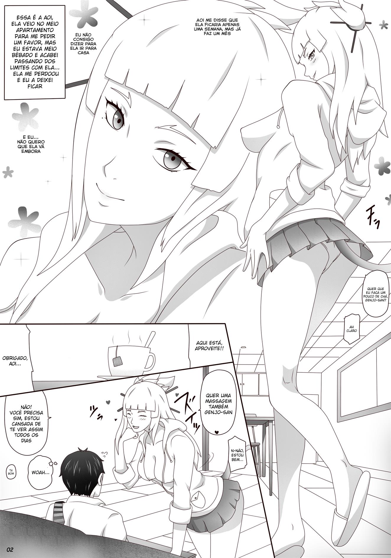 Aoi-chan faz uma visita pro seu amigo Genjo - Foto 4