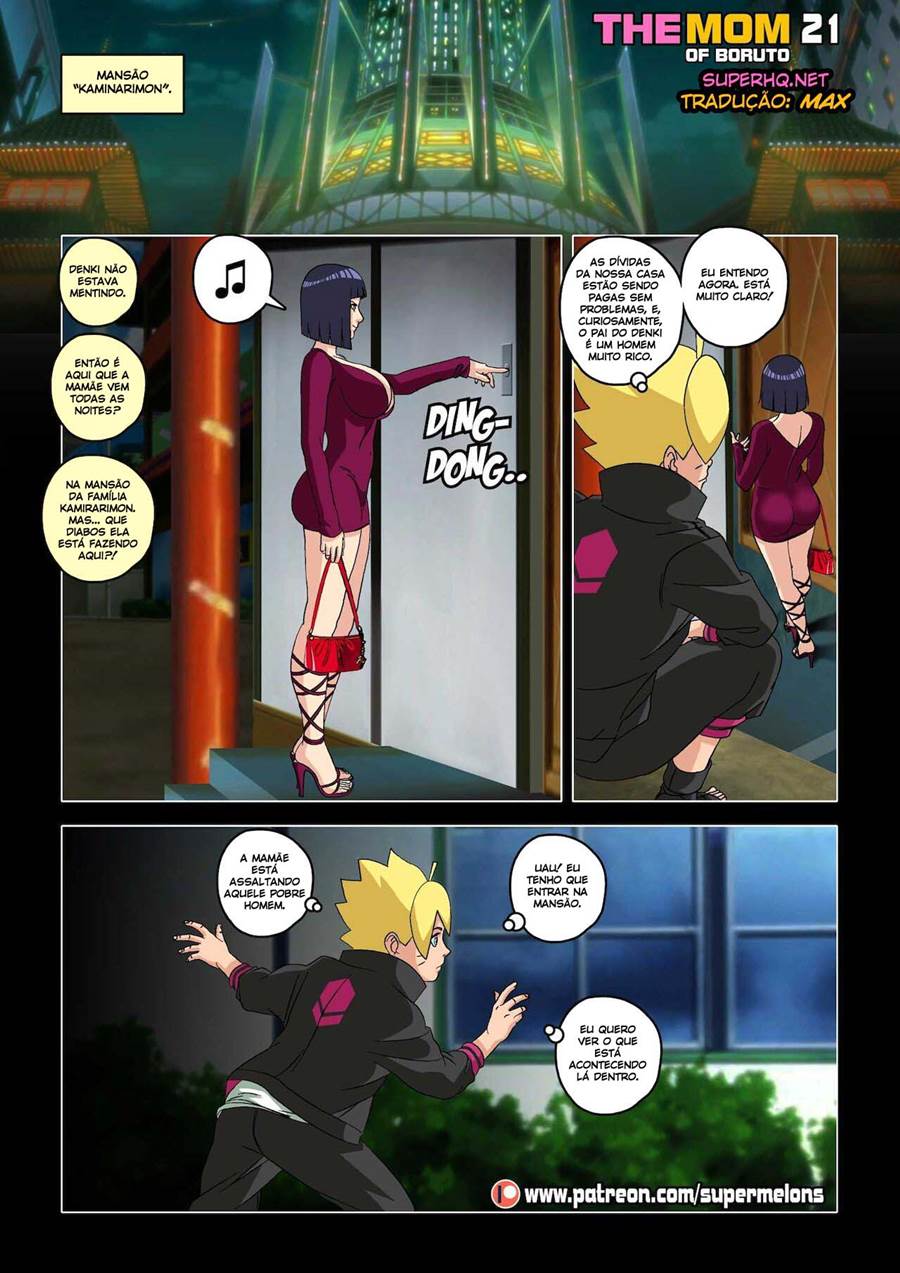 Boruto comendo a sua mãe peituda Hinata - Foto 15