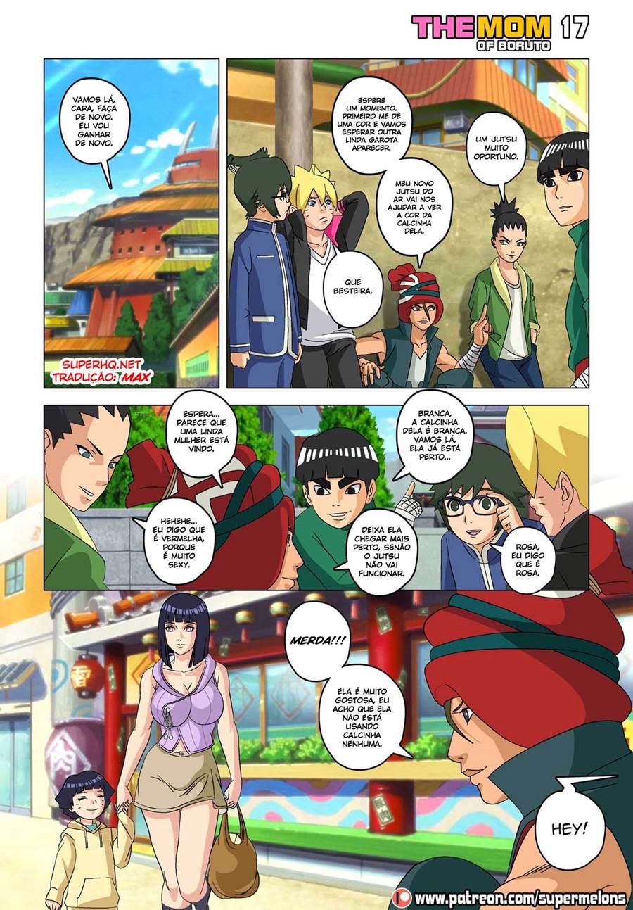 Boruto comendo a sua mãe peituda Hinata - Foto 11