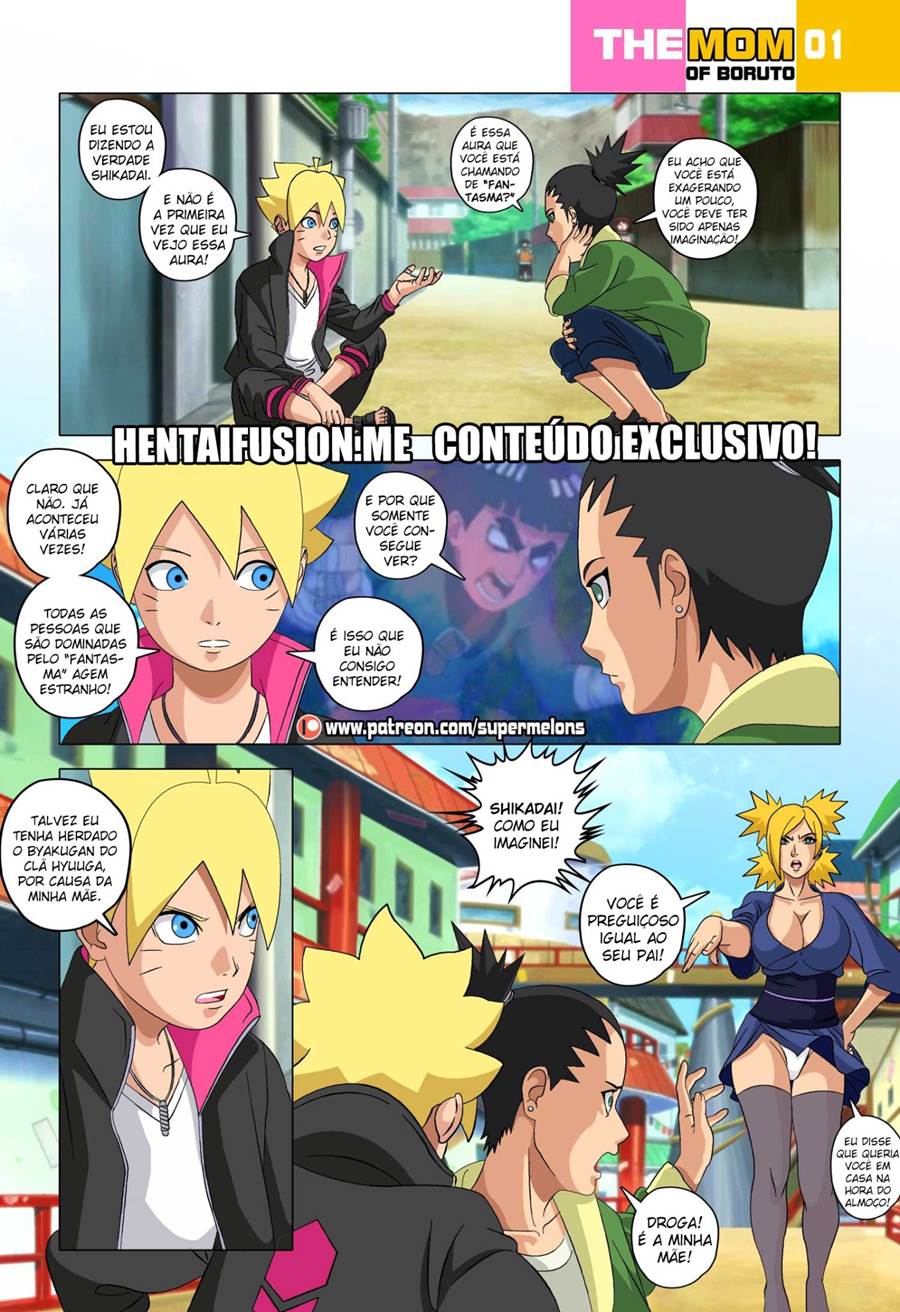 Boruto comendo a sua mãe peituda Hinata - Foto 2