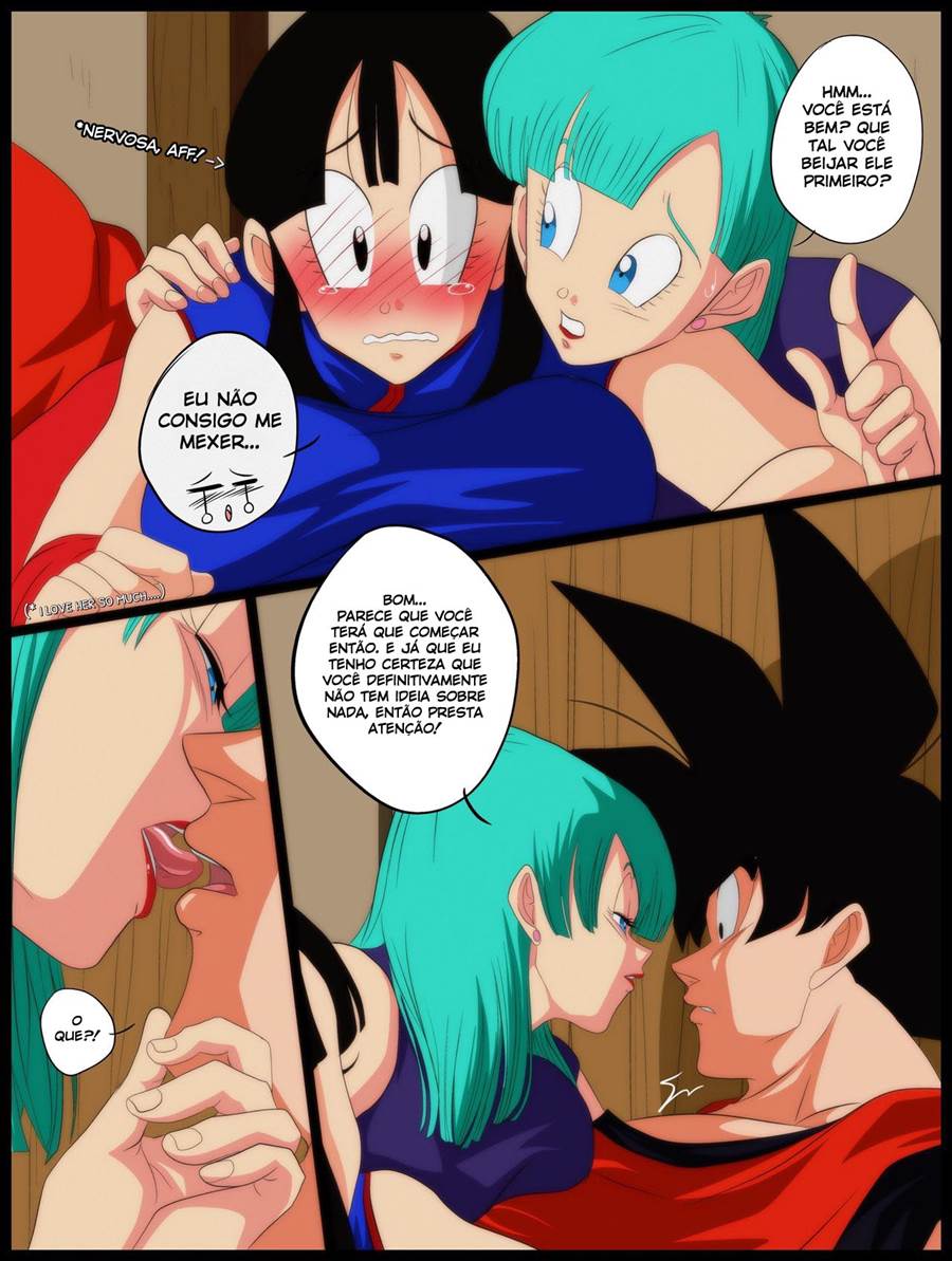 Bulma dando conselhos sexuais para Goku - Foto 6