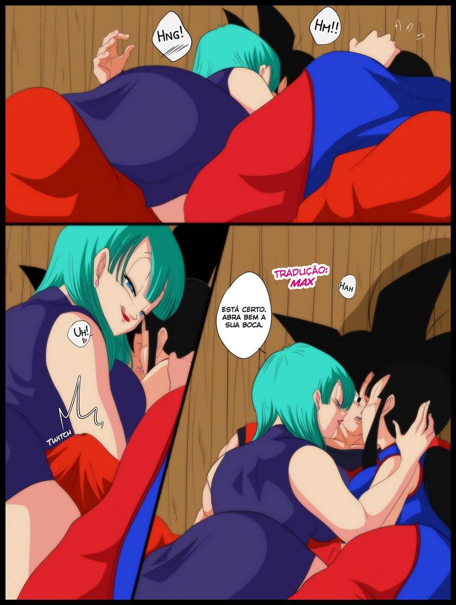 Bulma dando conselhos sexuais para Goku - Foto 7