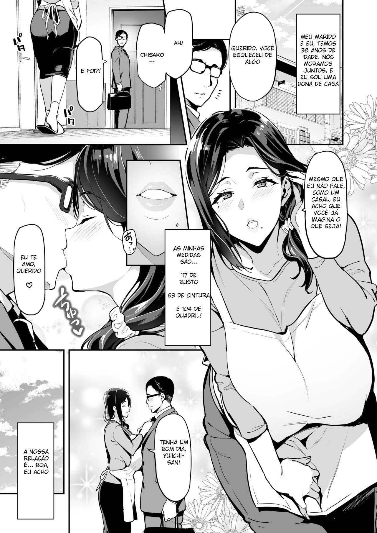 Chisako compensando a falta de prazer com um boquete - Foto 4