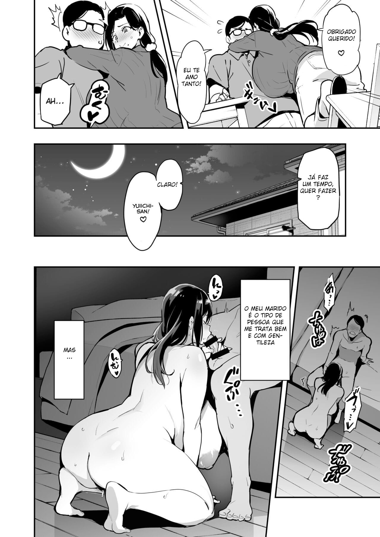 Chisako compensando a falta de prazer com um boquete - Foto 9