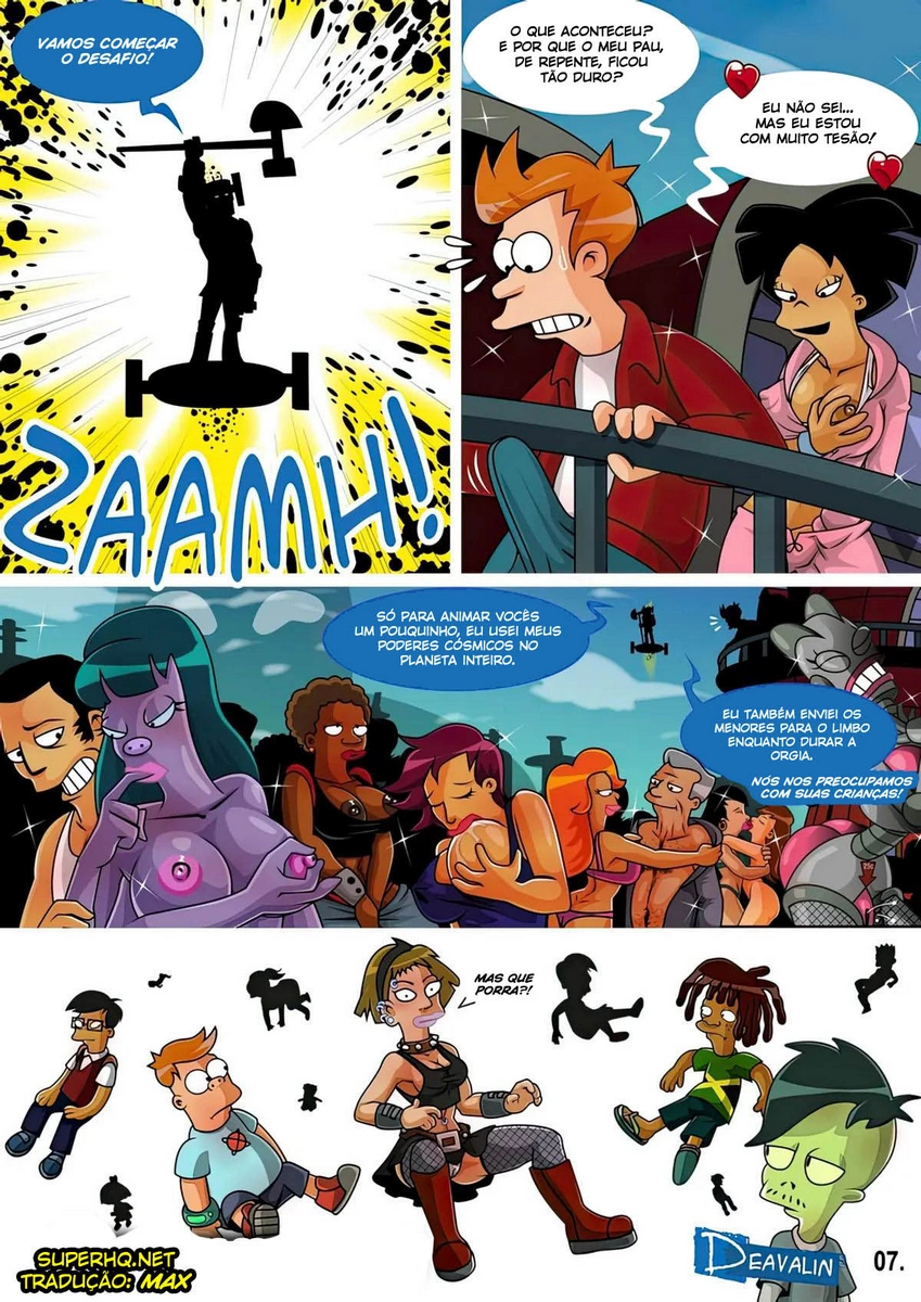 Futurama hentai orgia comendo solta - Foto 8