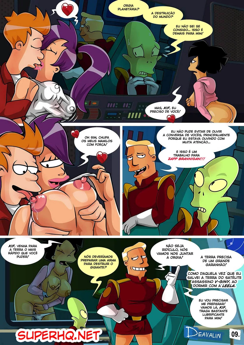 Futurama hentai orgia comendo solta - Foto 10