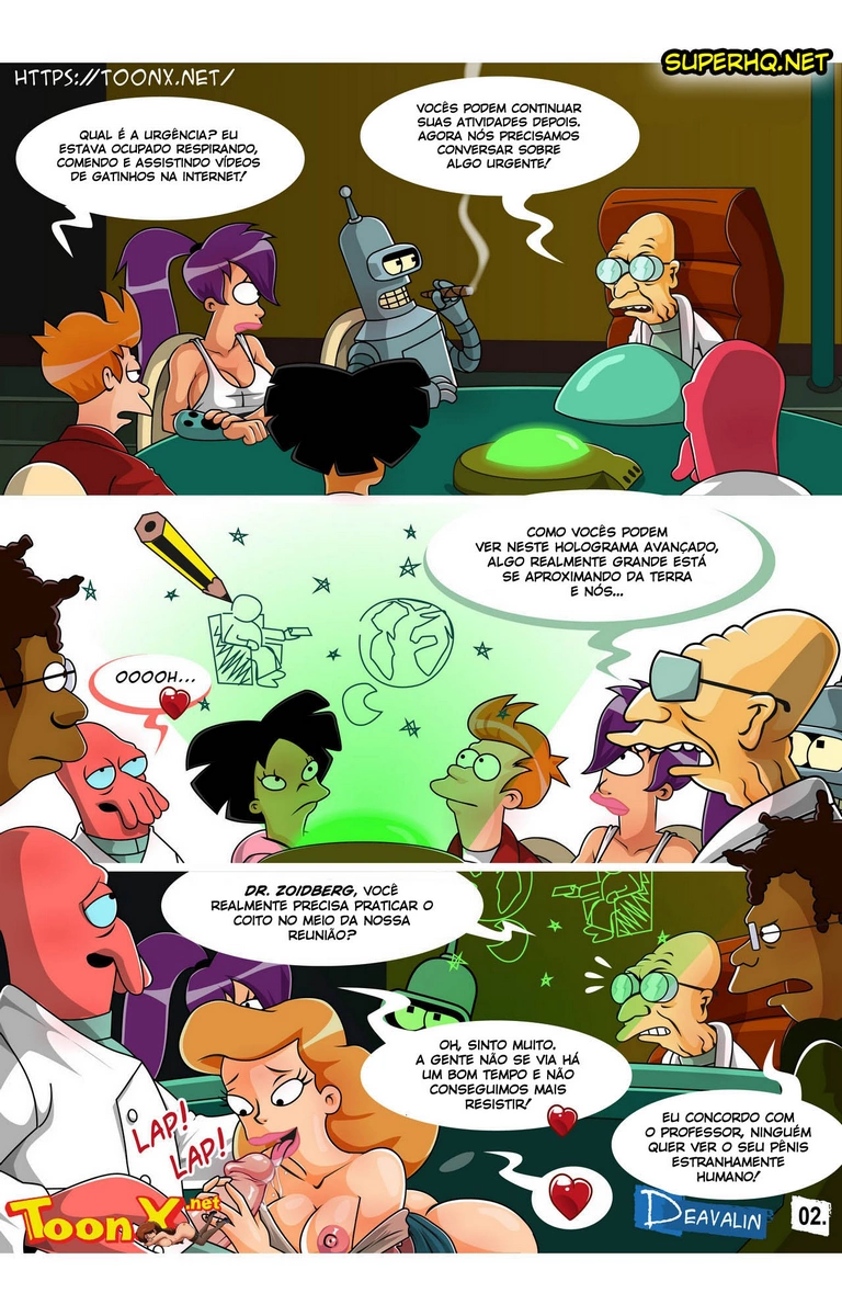 Futurama hentai orgia comendo solta - Foto 3