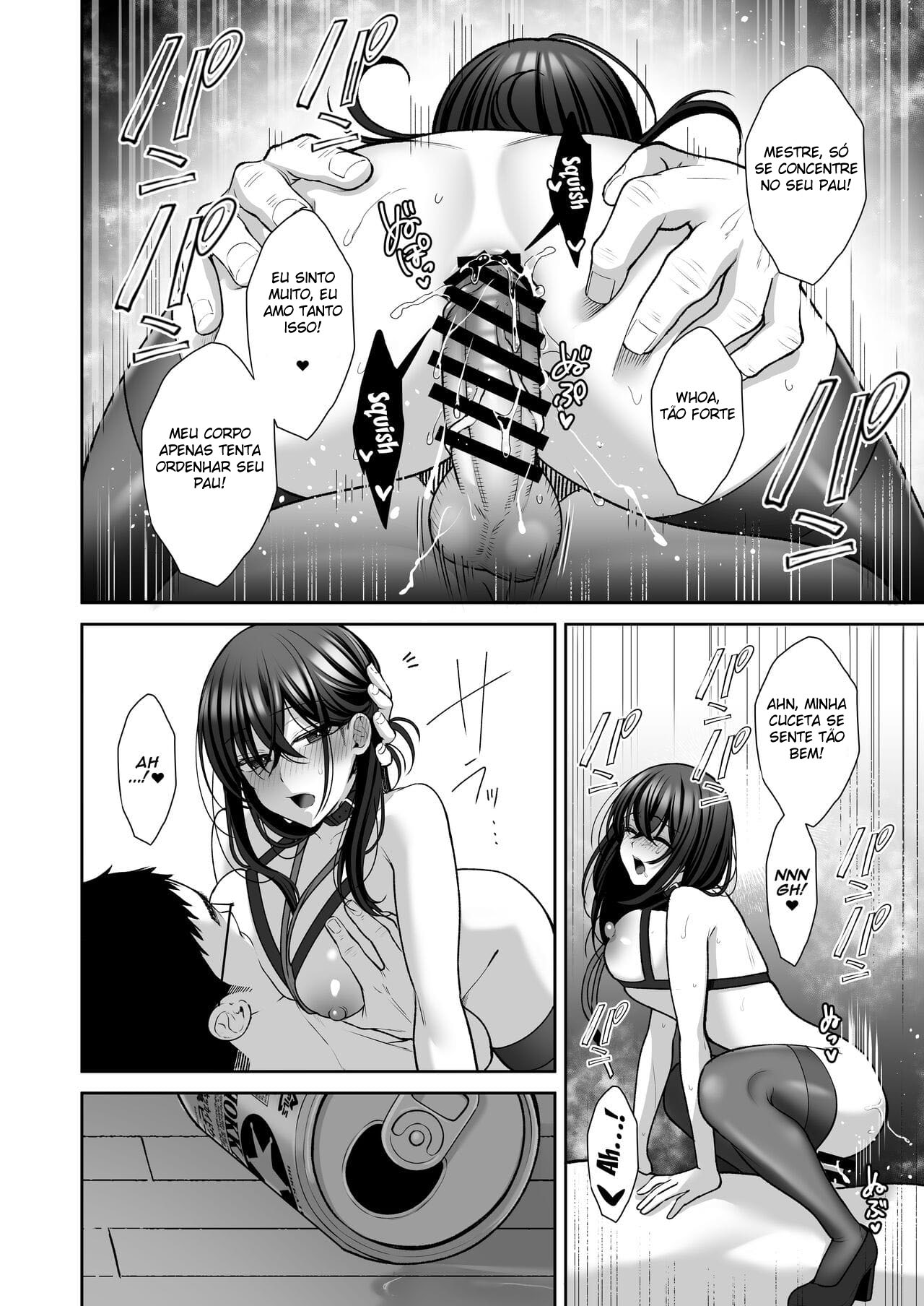Masoquista em  treinamento para Onahole que é uma secretária gostosa - Foto 38