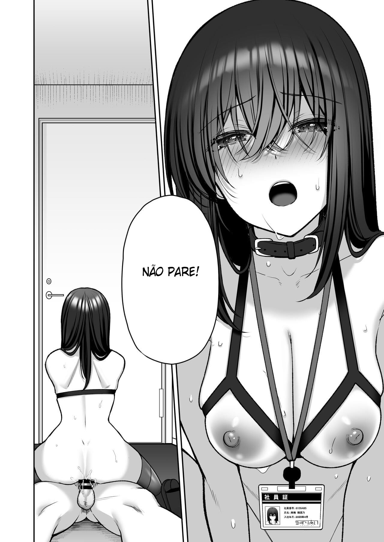 Masoquista em  treinamento para Onahole que é uma secretária gostosa - Foto 40