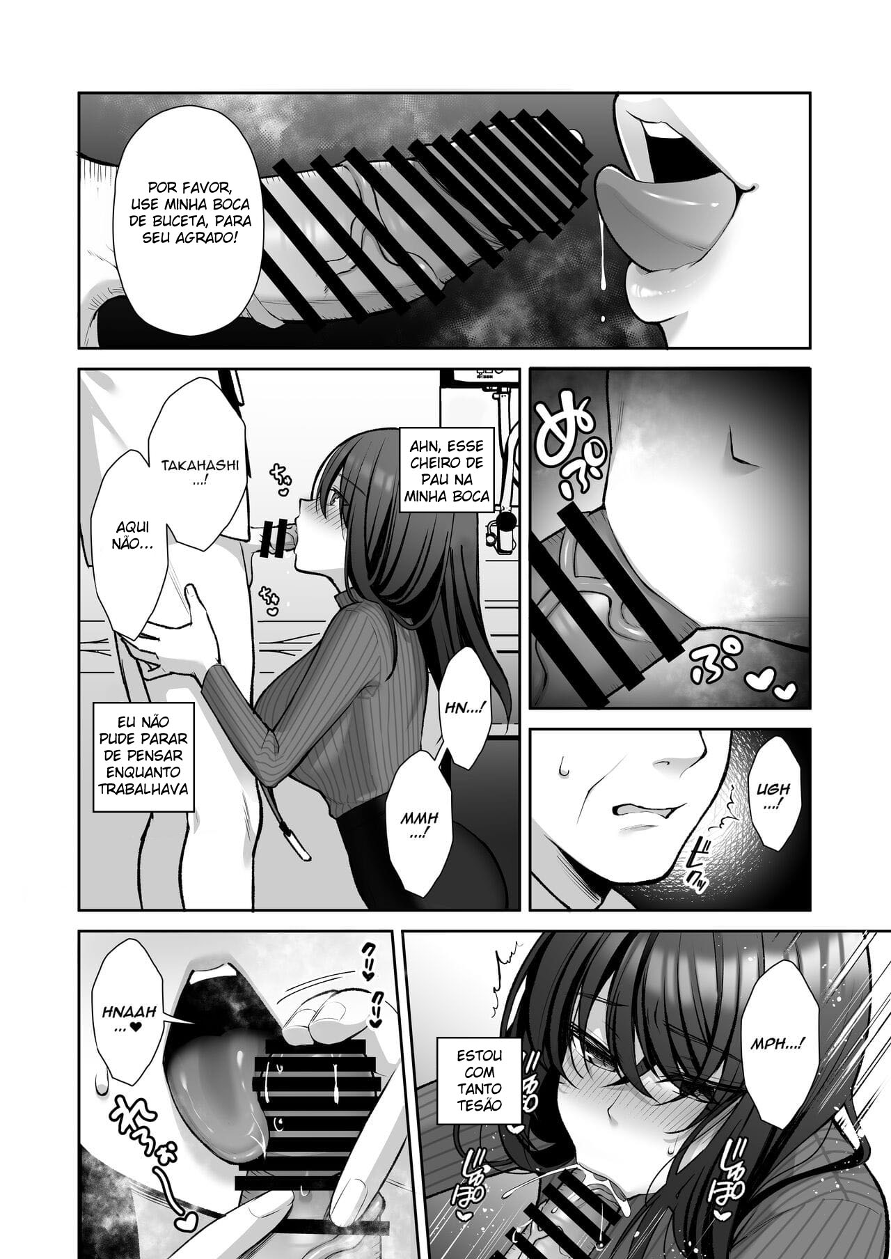 Masoquista em  treinamento para Onahole que é uma secretária gostosa - Foto 22