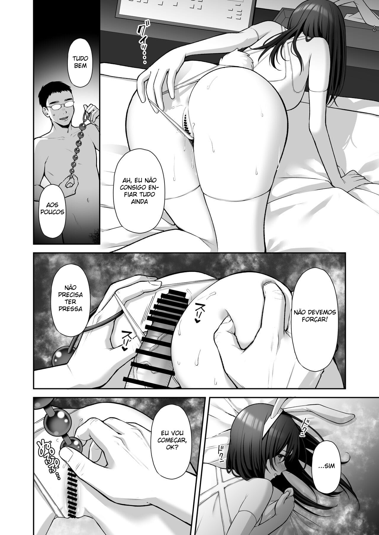 Masoquista em  treinamento para Onahole que é uma secretária gostosa - Foto 6