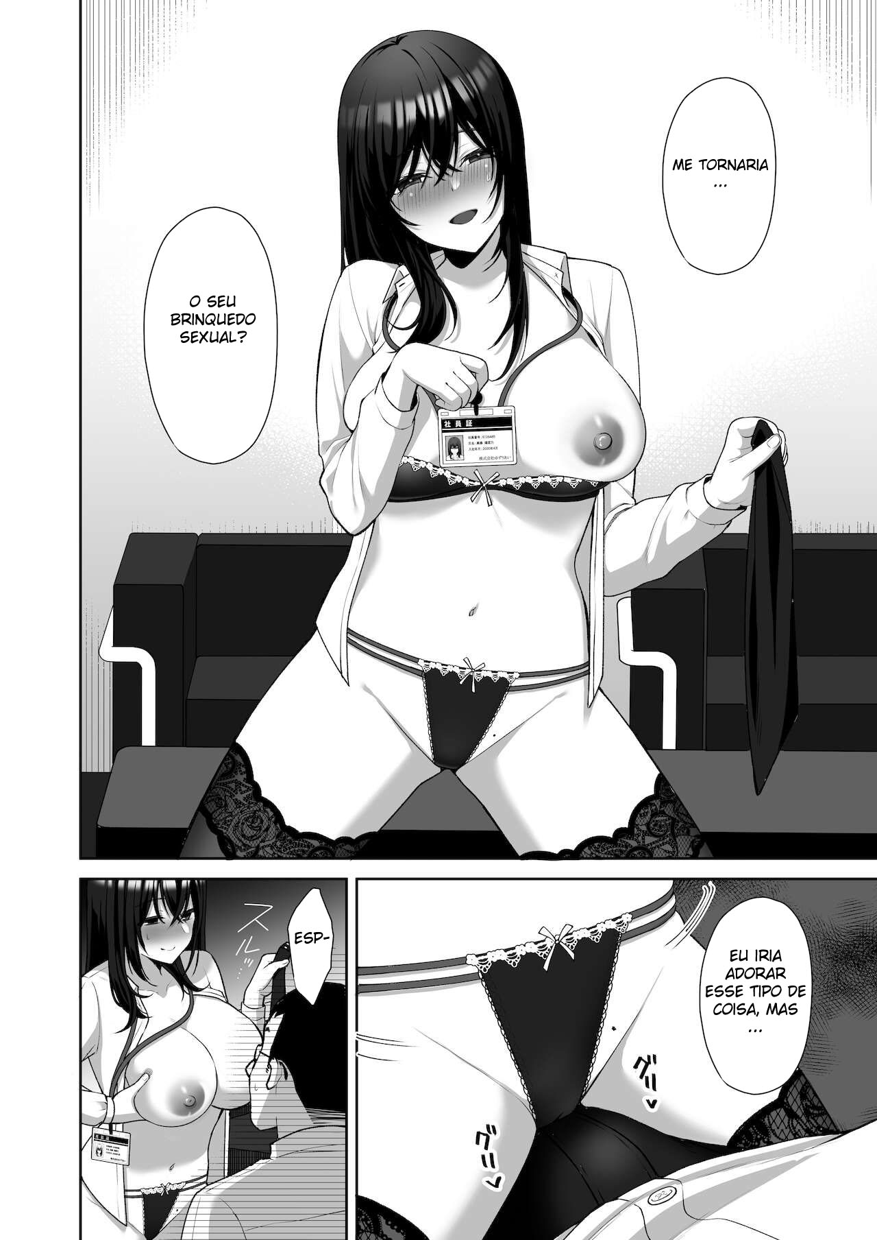 Masoquista em  treinamento para Onahole que é uma secretária gostosa parte 1 - Foto 13