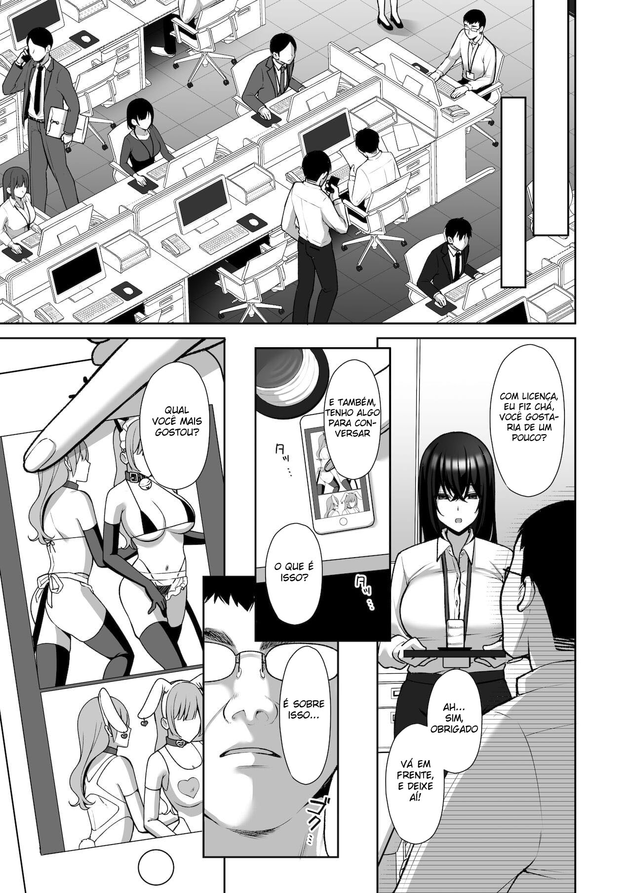 Masoquista em  treinamento para Onahole que é uma secretária gostosa parte 1 - Foto 34