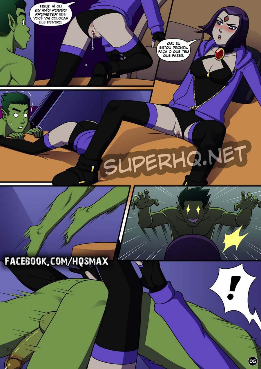Mutano comendo ravena em as jovens titans - Foto 6