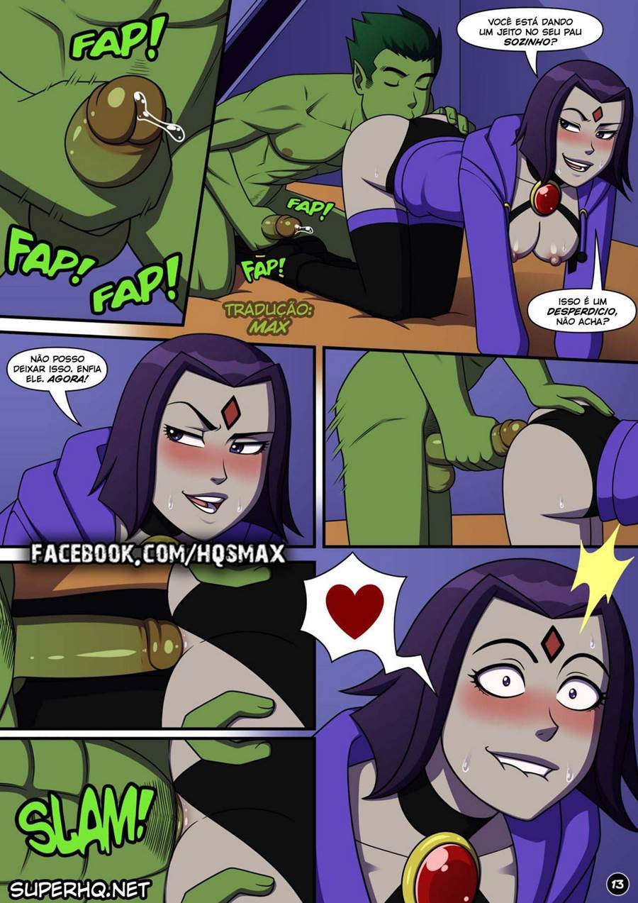 Mutano comendo ravena em as jovens titans - Foto 14