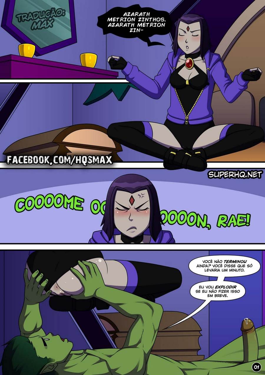 Mutano comendo ravena em as jovens titans - Foto 2
