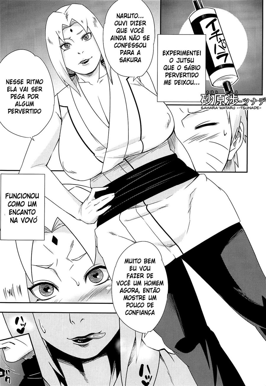 Naruto comendo Sakura, Hinata, e Tsunade - Foto 24