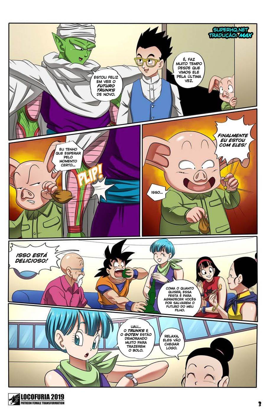 Oolong transando com a gostosa da Bulma - Foto 4