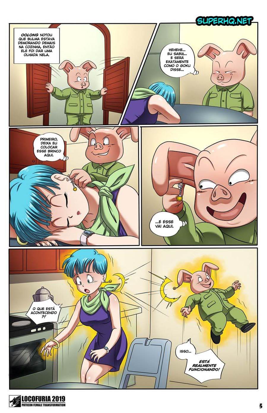 Oolong transando com a gostosa da Bulma - Foto 6