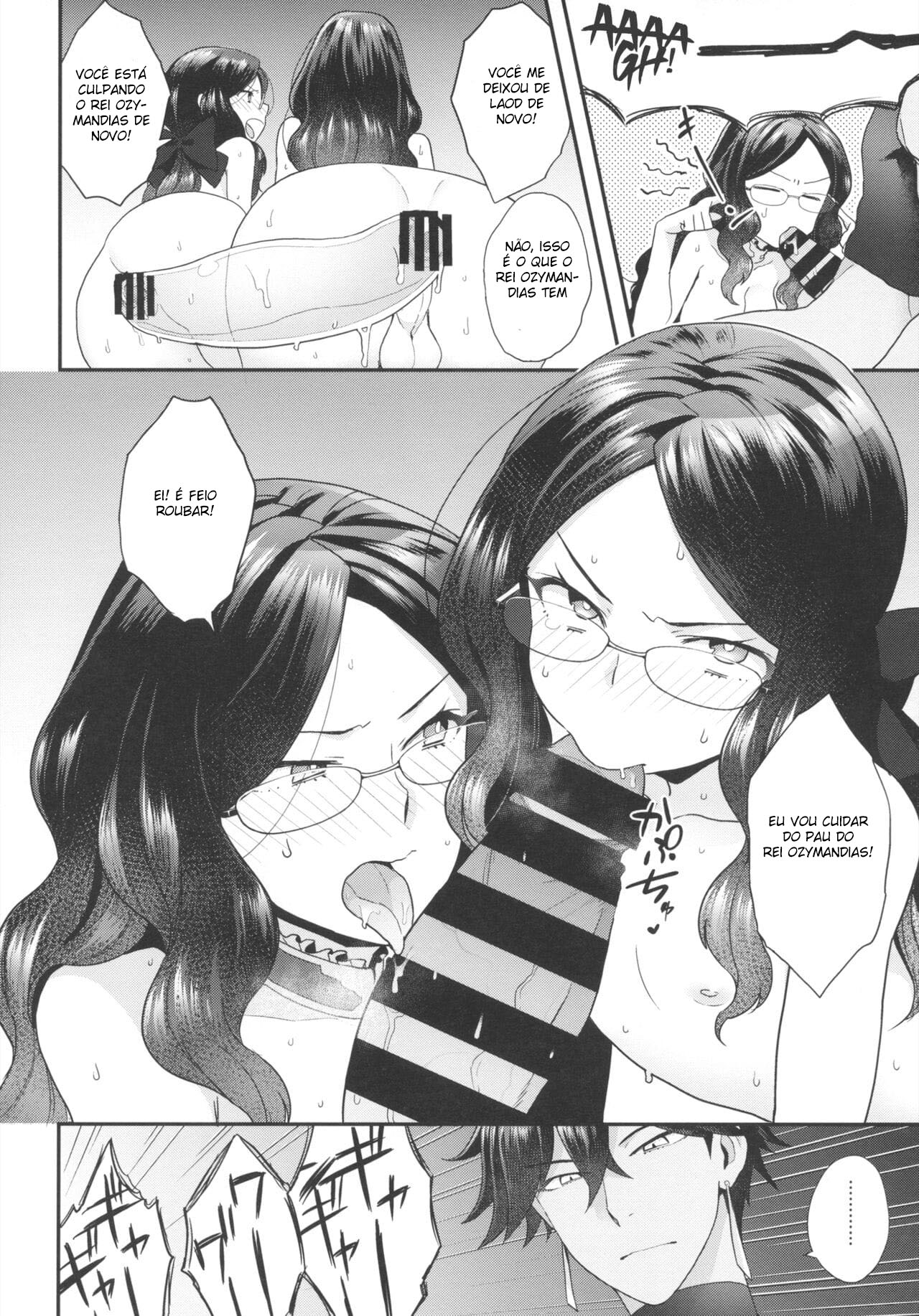 Rei Ozymandias e suas amantes gostosas - Foto 13