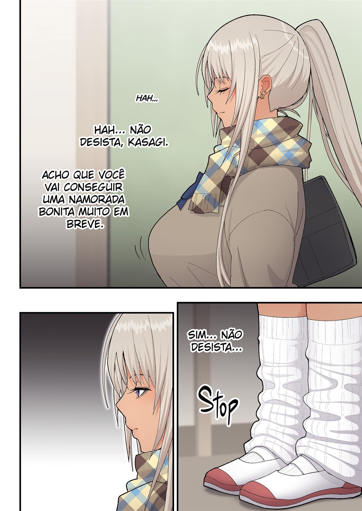 Romance com a Gyaru Loira que ama a sua buceta gostosa - Foto 8