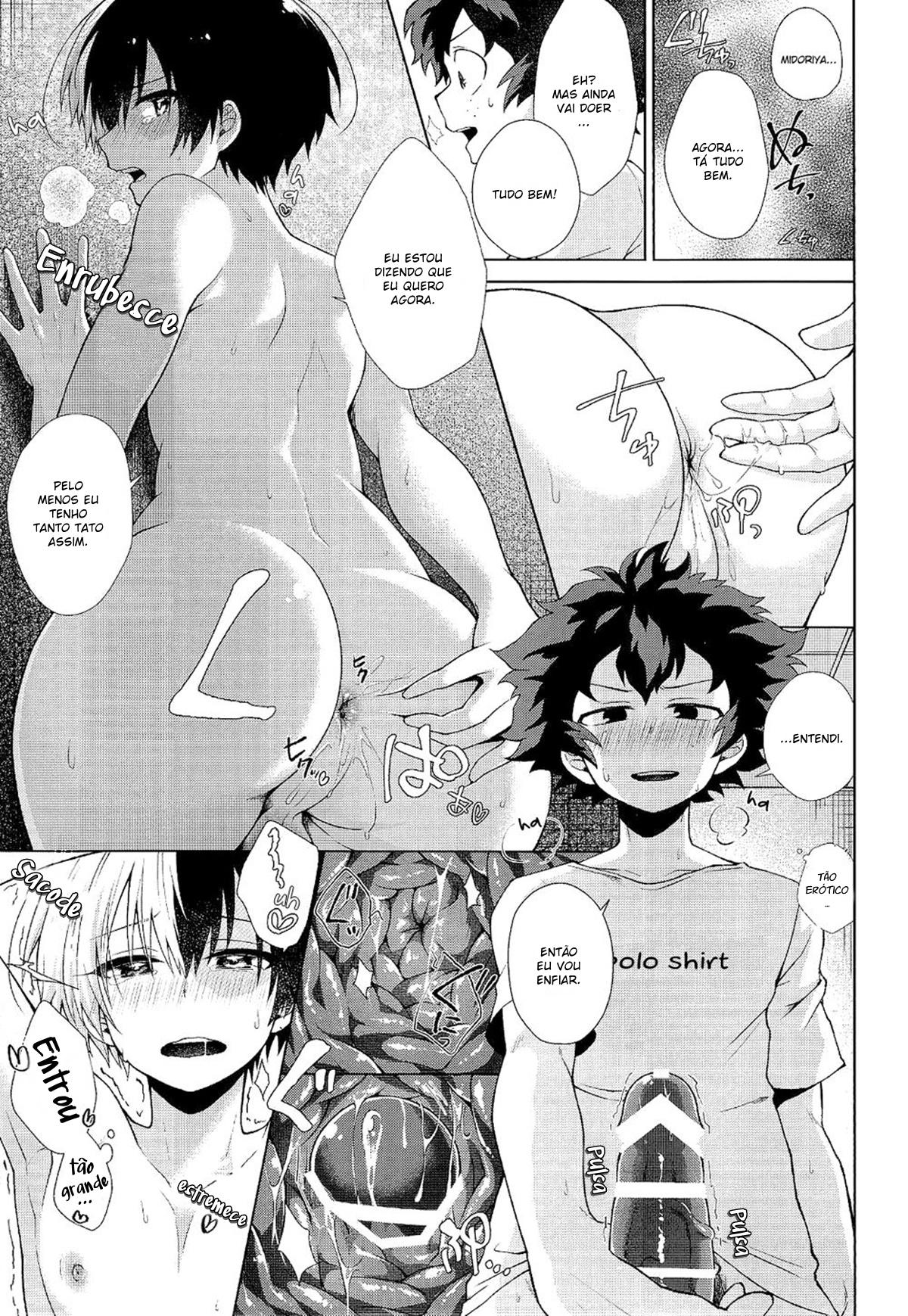 Safadinha de Boku no Hero perdendo o cabacinho escondida - Foto 20