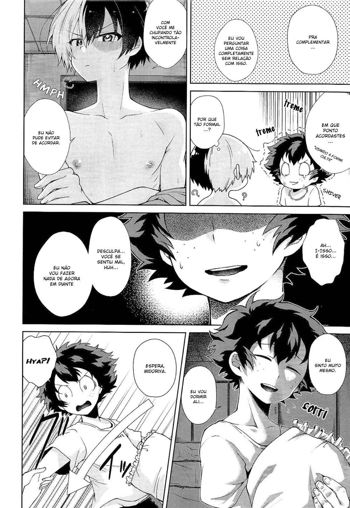 Safadinha de Boku no Hero perdendo o cabacinho escondida - Foto 15