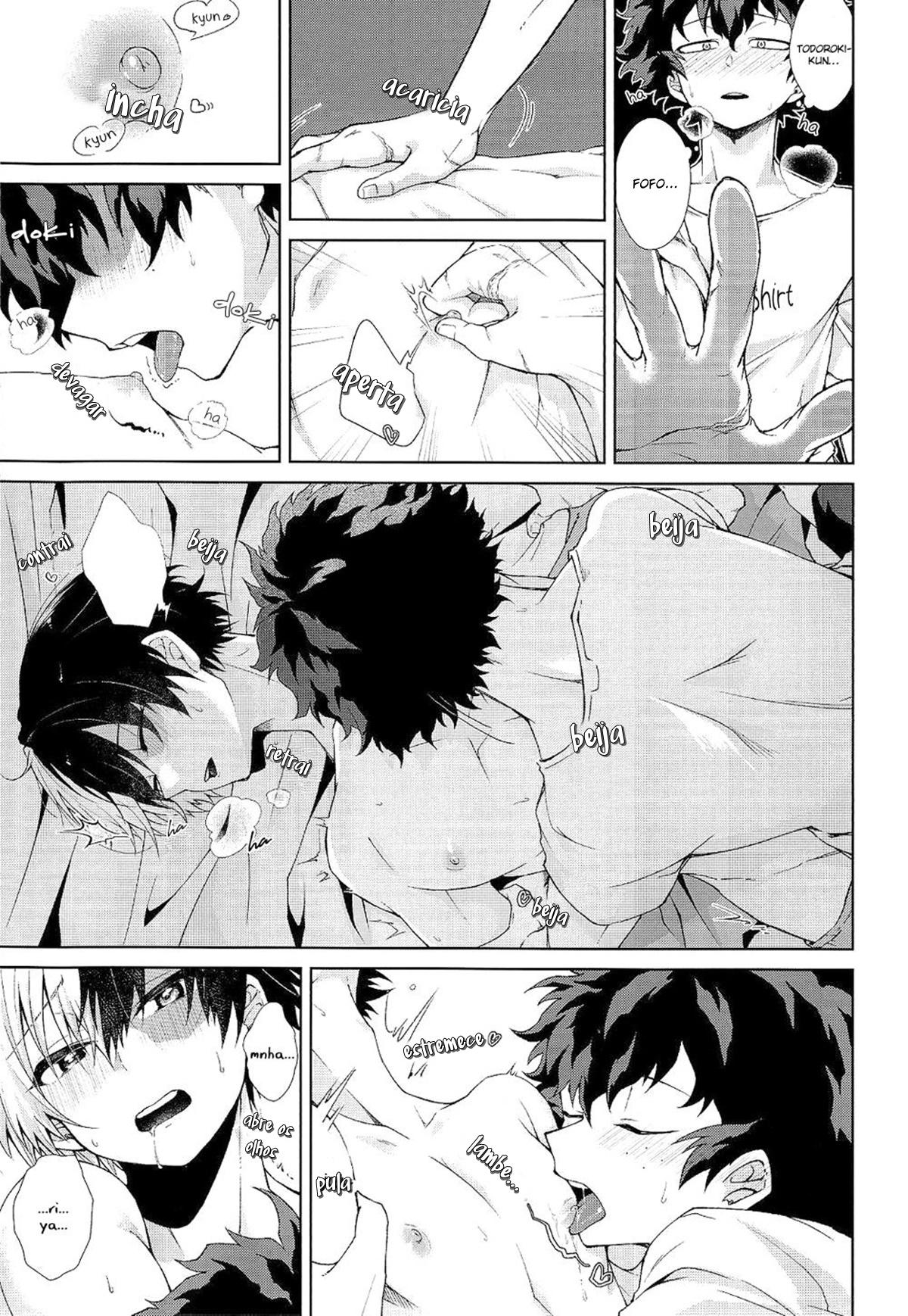 Safadinha de Boku no Hero perdendo o cabacinho escondida - Foto 12