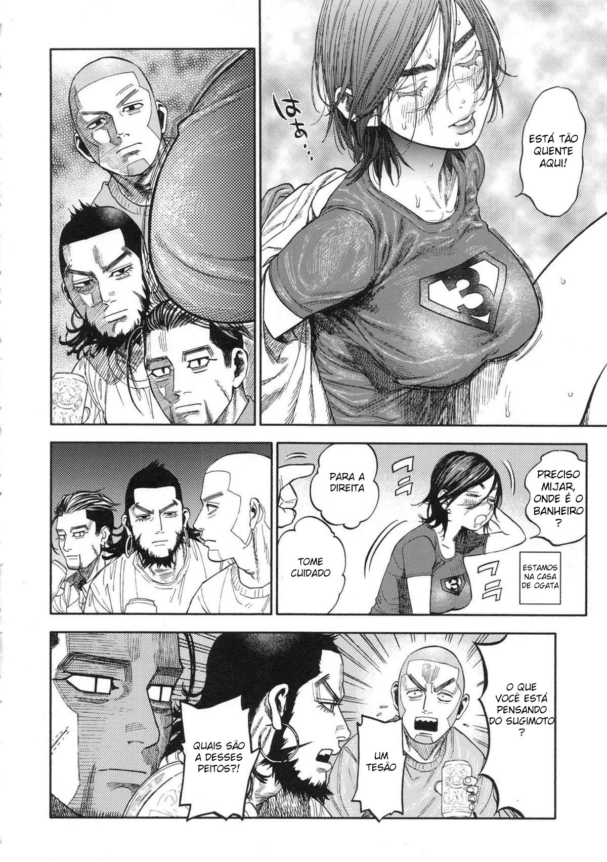 Sugimoto-san chama uma gostosa pra comer carne de lontra em sua casa - Foto 3